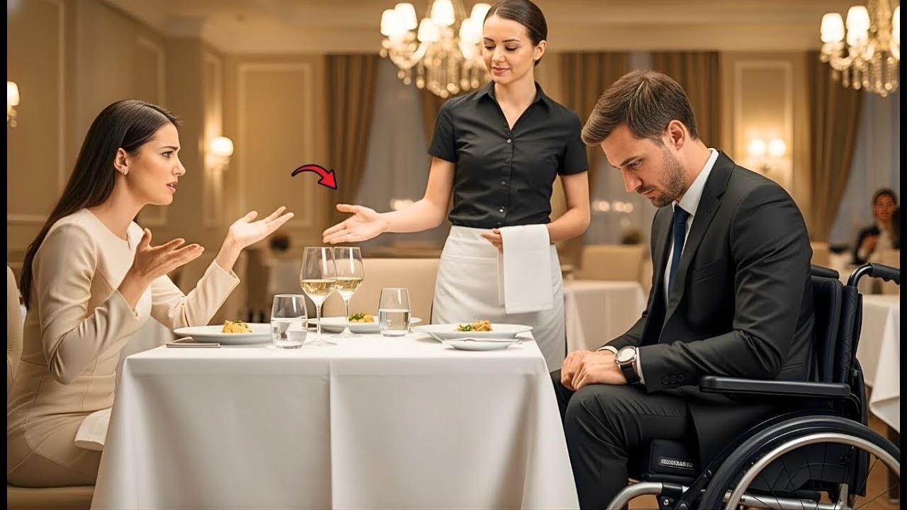 disabled millionaire was humiliated on a blind date… and the waitress made a gesture that change