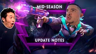 SMITE PATCH NOTES REVIEW | INSANE MID-SEASON PATCH CHANGES | CHAPO'S REACTIONS