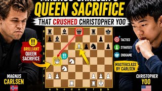 Magnus Carlsen’s Queen Sacrifice That Crushed Christopher Yoo 🔥🔥🔥