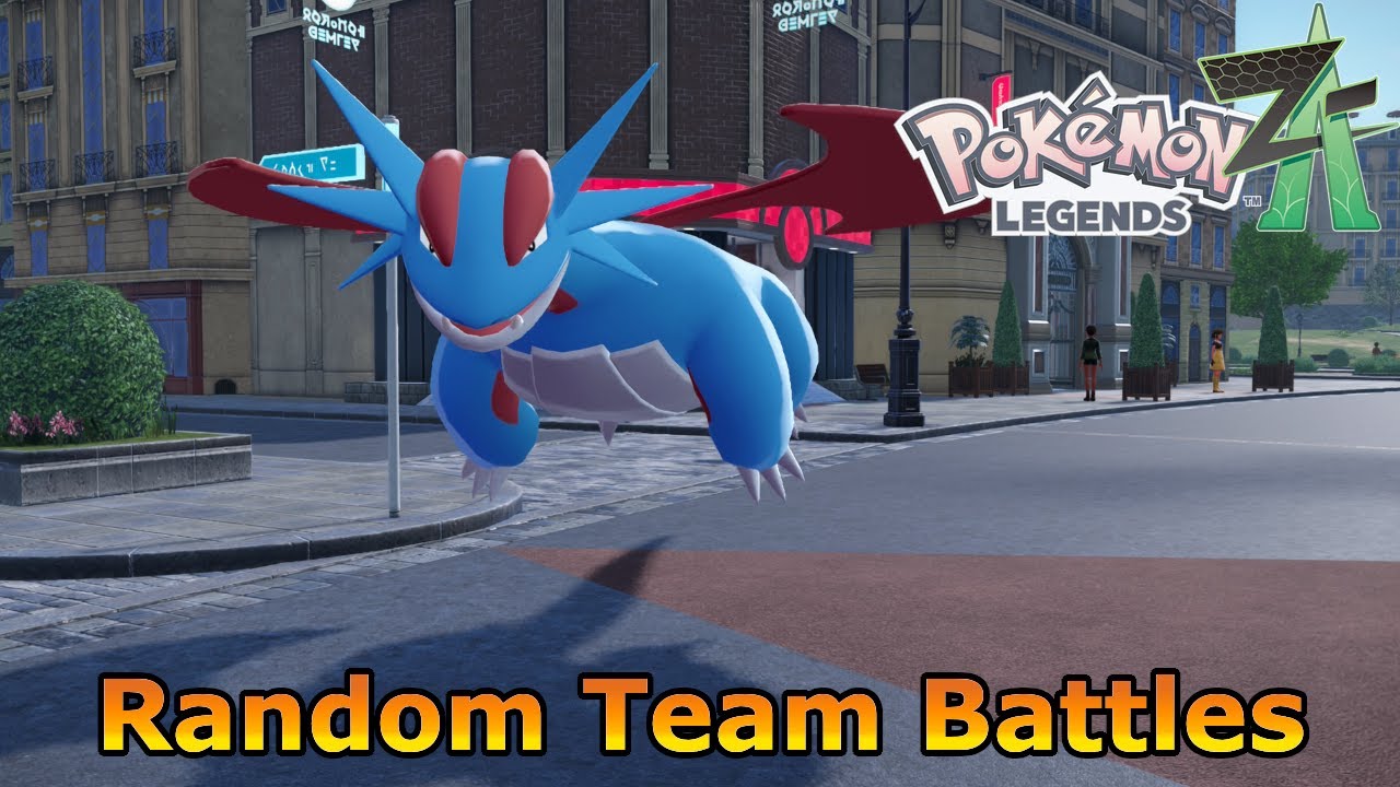 Саламенс — зверь! | Случайные командные бои Pokemon ZA