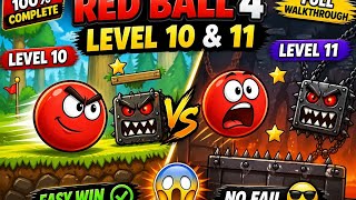 Red Ball 4 Level 10 & 11 Full Gameplay | Easy Walkthrough 100% Complete screenshot 5