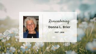 Memorial Service for Donna L. Brier