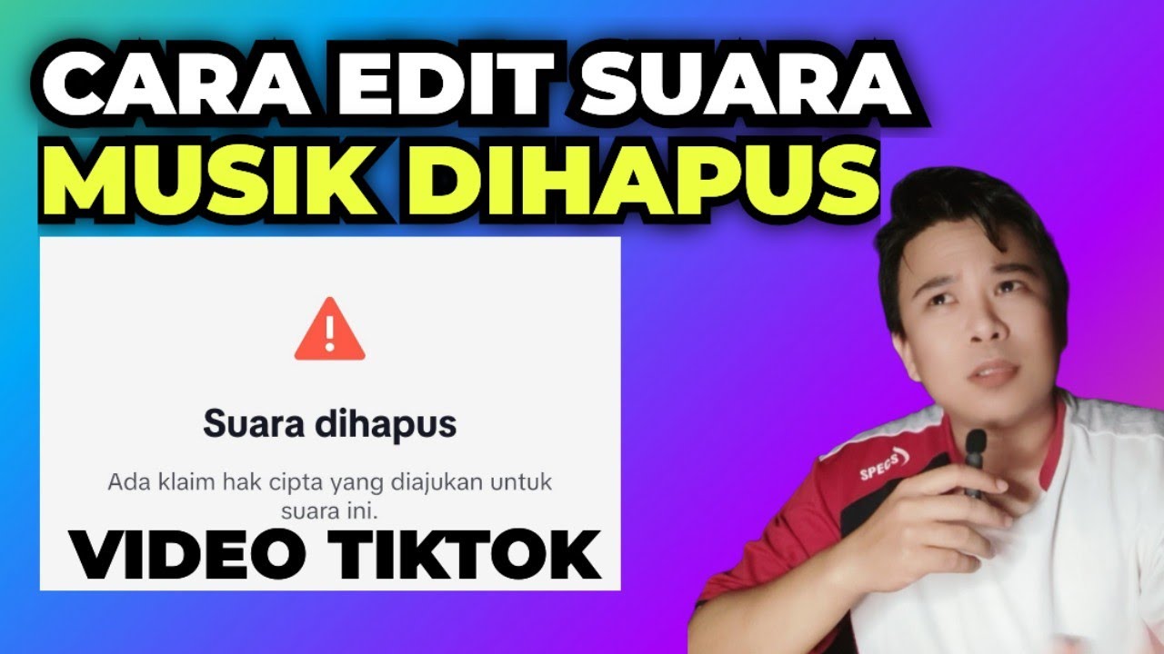 CARA EDIT SUARA MUSIK VIDEO TIKTOK YANG DIHAPUS/DIBISUKAN/KENA HAK