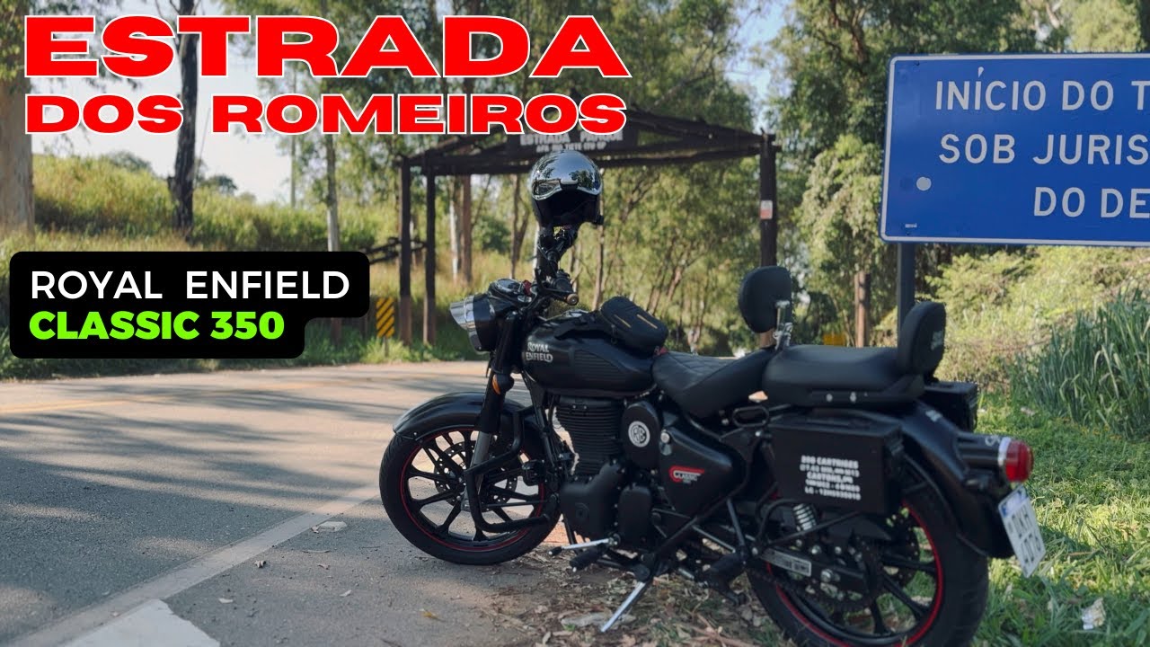 ROLÊ DE DOMINGO COM A ROYAL ENFIELD CLASSIC 350 BLACK -ESTRADA DOS ROMEIROS E FAZENDA CHOCOLATE/ITU
