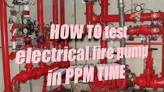 Famous How to test electrical fire pump 100% Profile