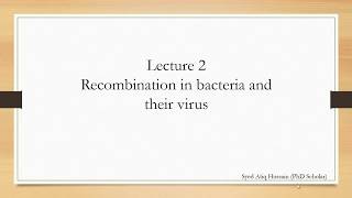 Mapping of Bacterial chromosome: part 2