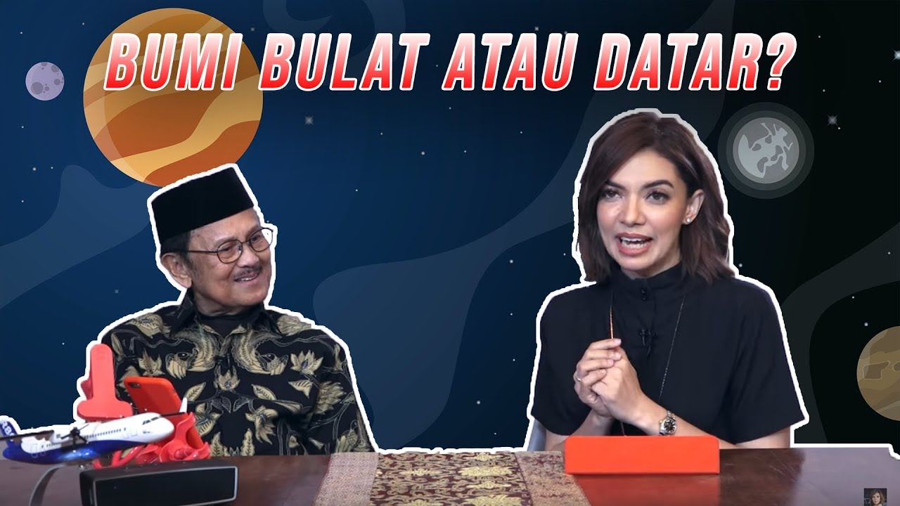 Eyang Habibie Menjawab soal Pesawat, Bumi Datar, dan Alien
