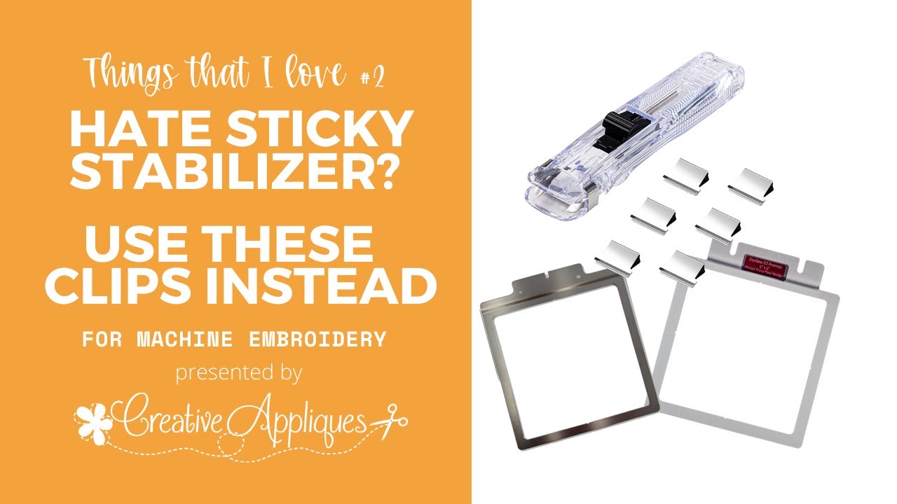 TTIL 2 How to hoop stabilizer on fast frames YouTube