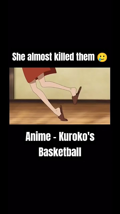 Anime - Kuroko's Basketball (Kuroko no Basuke). Riko Aida, the team's coach, holds a knife.