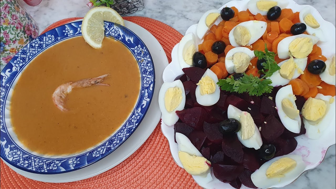 شوربة الجمبري soupe de crevettes بكمية اصغيرة انتاع الجمبري (القمرون)#وصفات للعائلة 🇩🇿🇩🇿🇩🇿