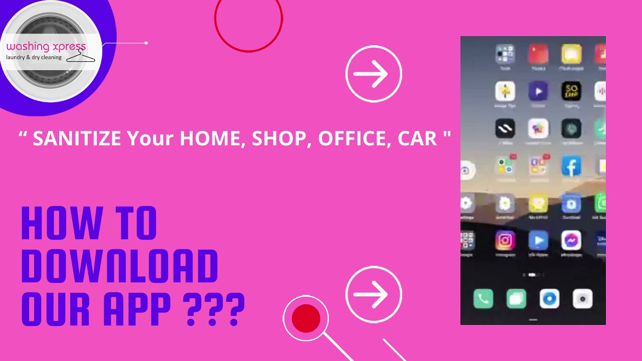 Download Our APP - Laundry, Shoe Laundry, Carpet Cleaning,Home Senitize, Car Senitize, In Patna.