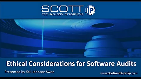 Ethical Considerations for Software Audits Webinar
