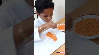 Independence day special flag making Kids Activities India August 15 2022 Trending Grain Pasting
