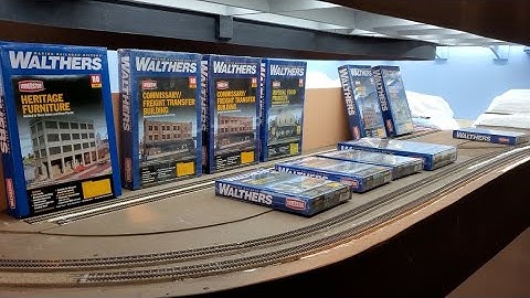 Bridges and Structures Purchased for the Layout. HO Scale 12x20 Layout Part 26