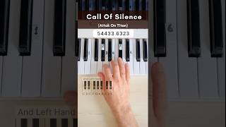 Attack on Titan - Call of Silence 🎹 #pianotutorial #piano #sadmusic