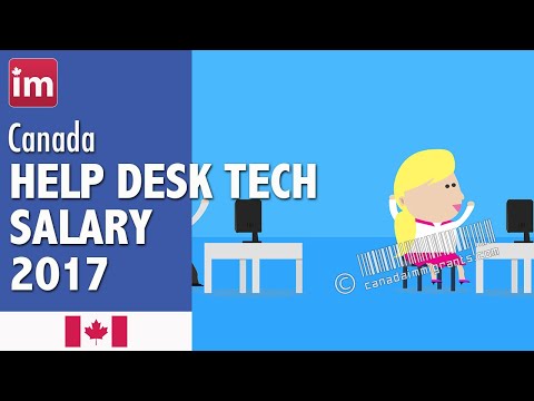 Help Desk Salary In Canada 2017 Jobs In Canada Youtube