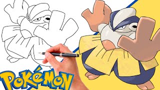 Como Desenhar FACILMENTE O POKÉMON HARIYAMA ! #297 | geração 3 screenshot 5