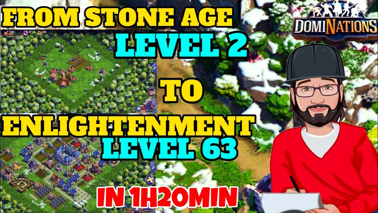2026 Complete DomiNations Walkthrough until Enlightenment Age in 1 hour and 20 min