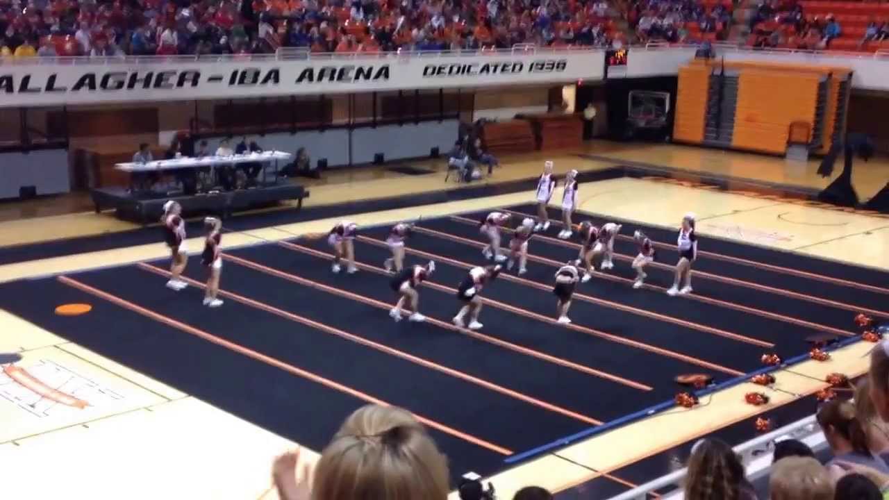 Sallisaw Black Diamonds seventh place at Oklahoma Cheer State 2013