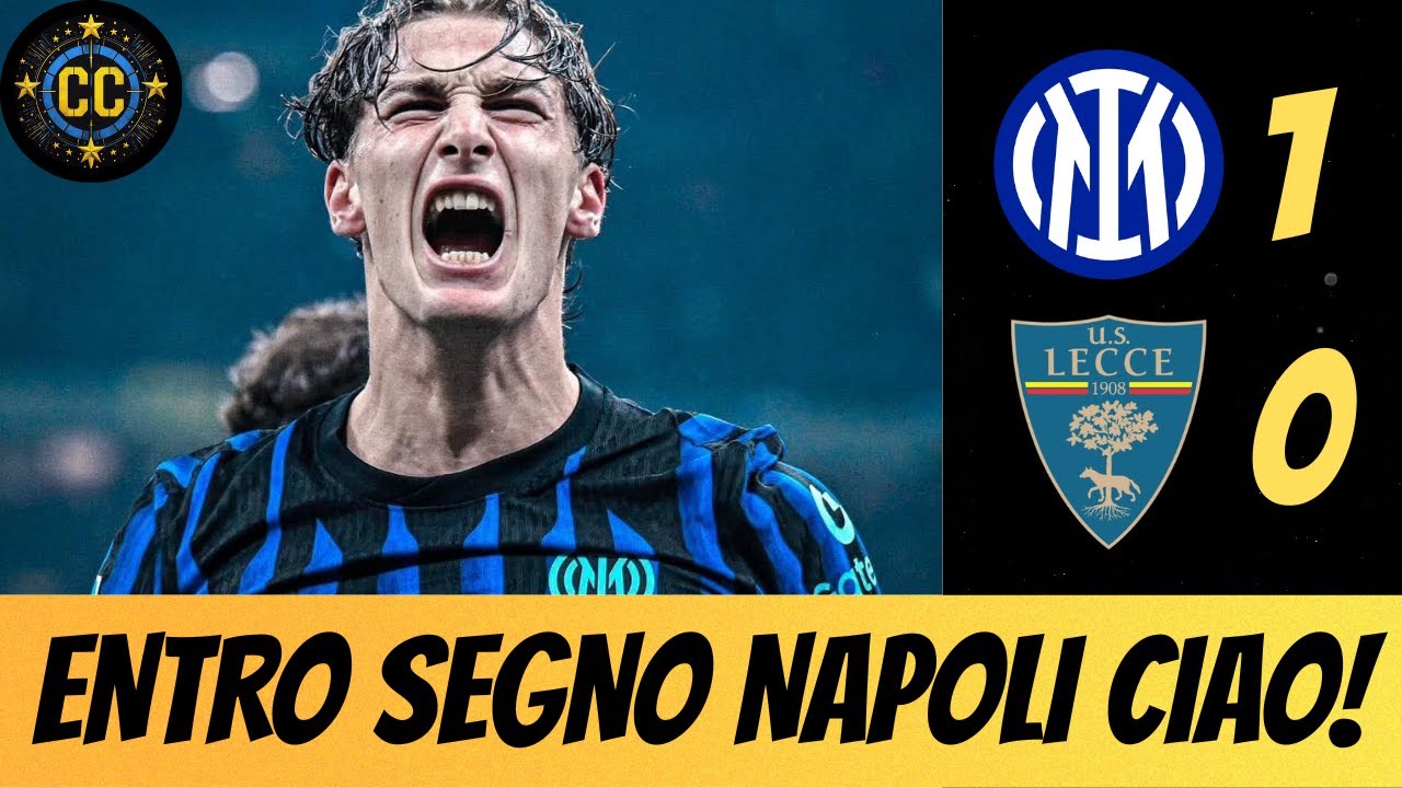 UN'INTER STANCA E LENTA NEL PRIMO TEMPO, CONTRO UN LECCE CHIUSO VINCE💪 ED E' CAMPIONE D'INVERNO 🖤💙⭐⭐