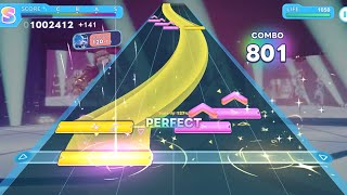 Slap by Step Expert All Perfect Hololive Dreams
Difficulty: 28
hololive Indonesia Second Generation original song, well here’s the last of the generation specific sub group songs, this being the hardest of the three subunit group songs as you can clearly see with this chart and going off of the tier labeling. This chart has some of the most awkward overlapping slider transitions, as the slider notes look very much like the ones in Reine’s HoloMem quest song. There are some tight stubborn flick placements in the first verse to make things annoying. The hardest part of the chart as you see in the thumbnail is the last chorus where they add in flick tracers w/the overlapping slider notes, making you have to perform a very awkward quick hand off transition into them. If you make it past the last chorus, the outro is very chokeable. Slap by Step Expert All Perfect Hololive Dreams
