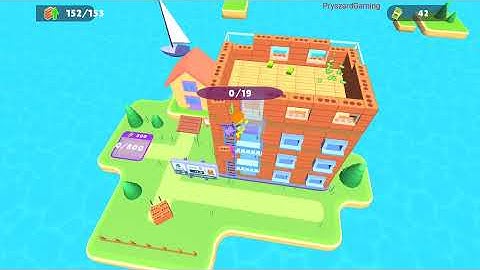 Grow Tower: Block Island - Gameplay Walkthrough Part 1 Tutorial Stickman Tower Craft (Android, IOS)