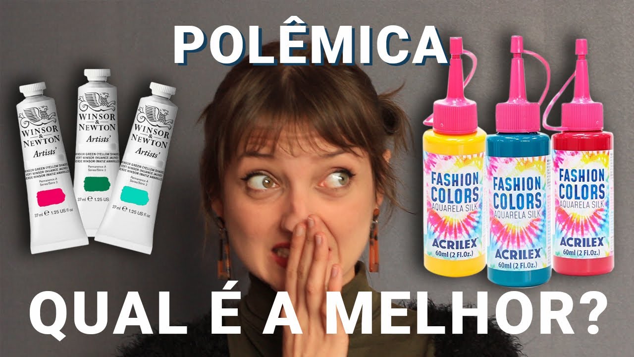 AQUARELA DE PAPEL OU DE TECIDO? qual é a melhor para bordar?