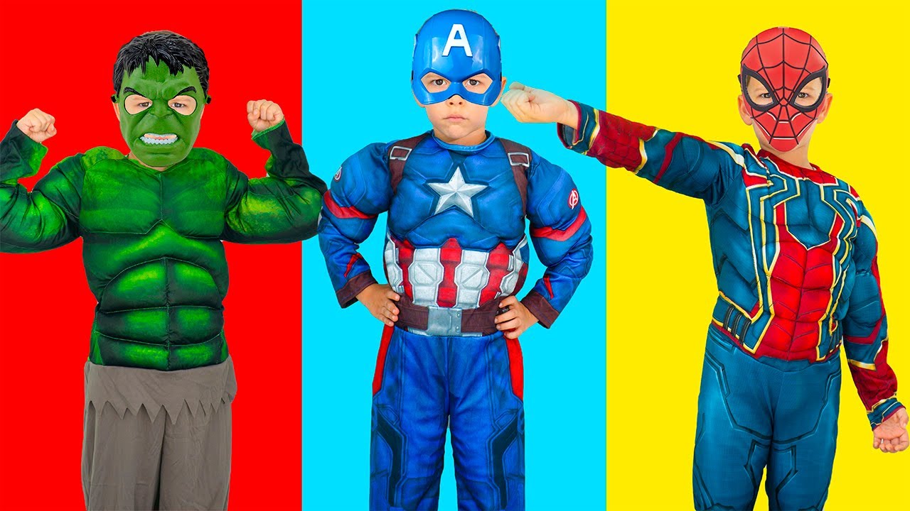 Artem and Toys - new Funny stories about Superhero Cars for children