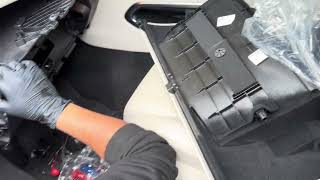 Jaguar f pace cabin filter pollen filter change how to change Jaguar pollen filter