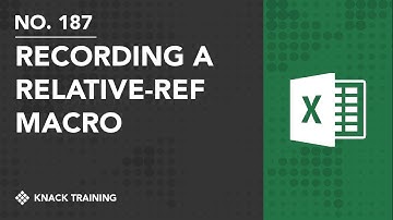Recording Macros with Relative References in Microsoft Excel | Everyday Office 077