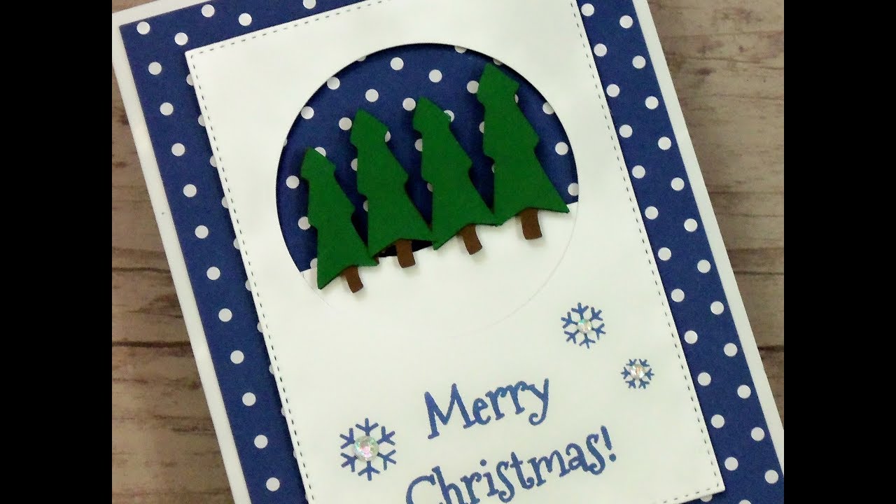CARDZ TV CHRISTMAS IN JULY CHALLENGE #2 ~ "MERRY CHRISTMAS!" CARD - YouTube
