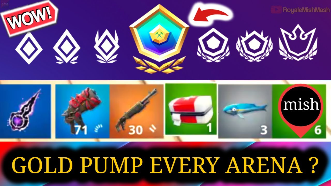 Get GOLD PUMP in Every ARENA Match (Solo/Duos/Trios)! Fortnite Arena