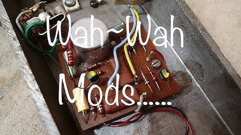 VINTAGE VOX CRY BABY WAH-WAH MODS! Maximize the wah-wah tone!