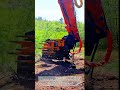 Modern Forestry Equipment – TMK Hydraulic Tree Cutter at Work! #wood #heavymachinery #shorts #tree