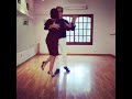 Tango with a colleague in Buenos Aires