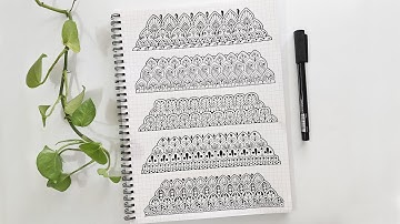 How to draw MANDALA ART for beginners | Easy Mandala Pattern ideas | Step by step tutorial