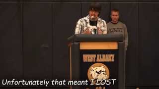 The Greatest Highschool Presidential Speech Ever - Subtitled [HD] Daniel Thompson