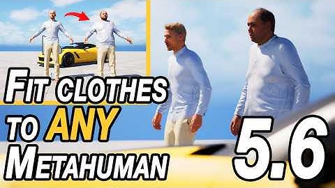 Create Parametric Clothes for Metahumans in 5.6