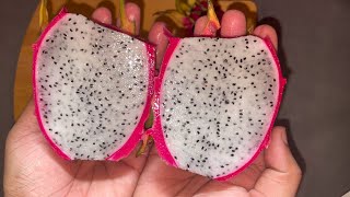 HOW TO CUT DRAGON FRUIT EASILY🤗 ? !