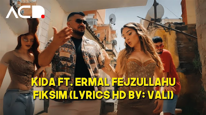 Kida ft. Ermal Fejzullahu - Fiksim (Lyrics Video HD by: VALI)