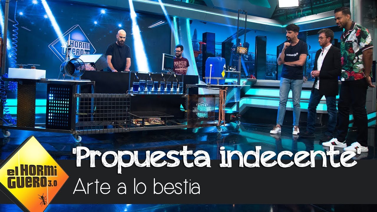 El tecnológico homenaje a la canción 'Propuesta indecente' de Romeo Santos - El Hormiguero 3.0 antena 3 vis a vis