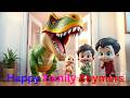 Dinosaurs in My House 🦖 | Fun Dinosaur Story for Kids | Nursery Rhyme &amp; Kids Song