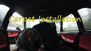 Project DA9: Ep 6- Installing New Carpet in the Integra