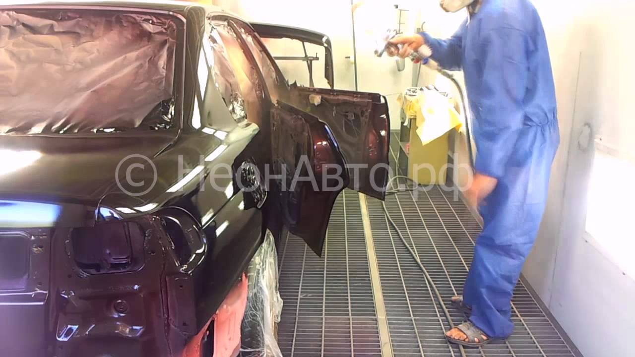 Покрытие лаком авто