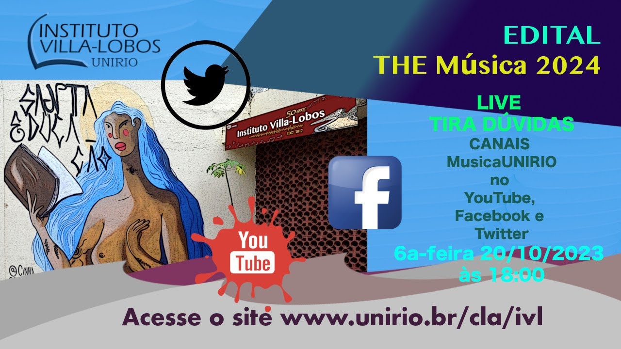 Live Tira Dúvidas THE Música UNIRIO 2024 YouTube