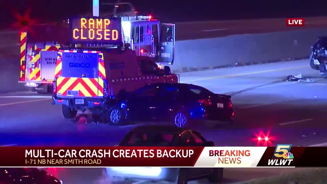 Multiple lanes closed on Interstate-71 northbound due to crash in ...
