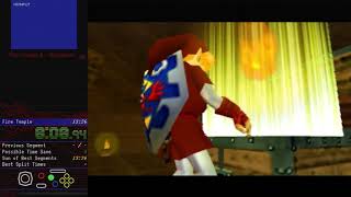Fire Temple (Glitchless) in 12:45.867 - OoT IL Speedrun