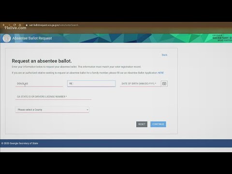 Georgia to debut online portal to request absentee ballots