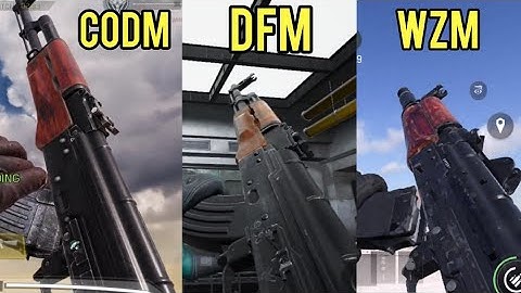 COD Mobile vs Delta Force Mobile vs Warzone Mobile - All Weapon reload animations