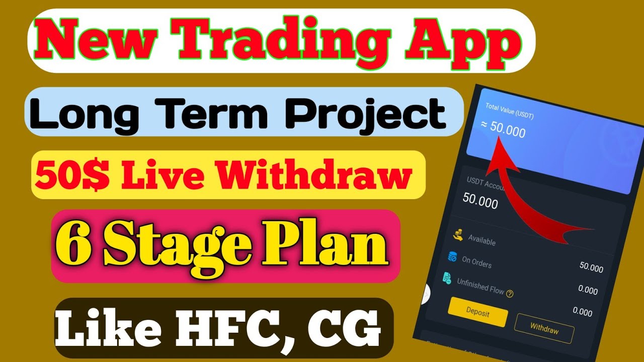 50$ Withdraw || New Trading platform || legit platform || like HFC CG UG Bbu trading